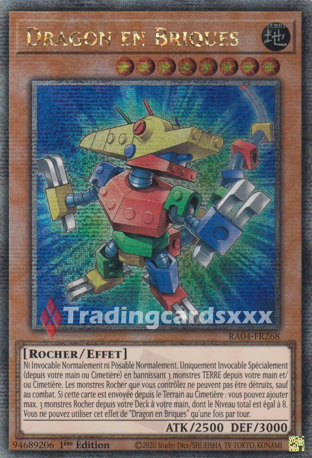 Yu-Gi-Oh! Dragon en Briques carte à l’unité