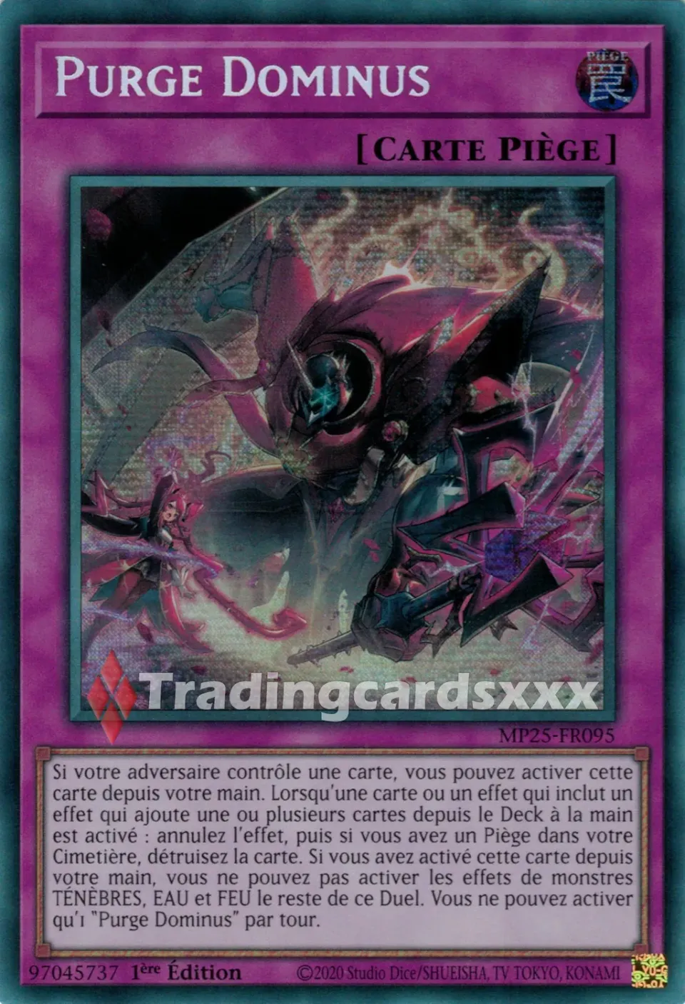 Yu-Gi-Oh! Purge Dominus carte 1ère édition