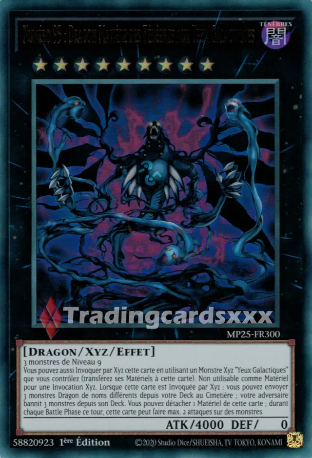 Yu-Gi-Oh! Numéro 95 Dragon Galactique MP25-FR300 carte UR