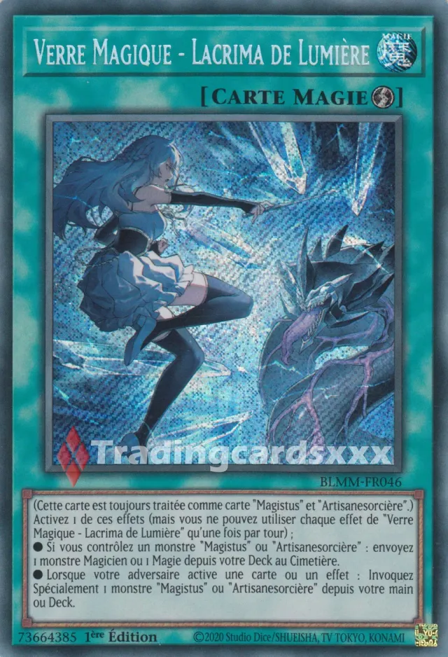 Yu-Gi-Oh! Tumulte Monstres Lacrima de Lumière BLMM-FR046 carte SE
