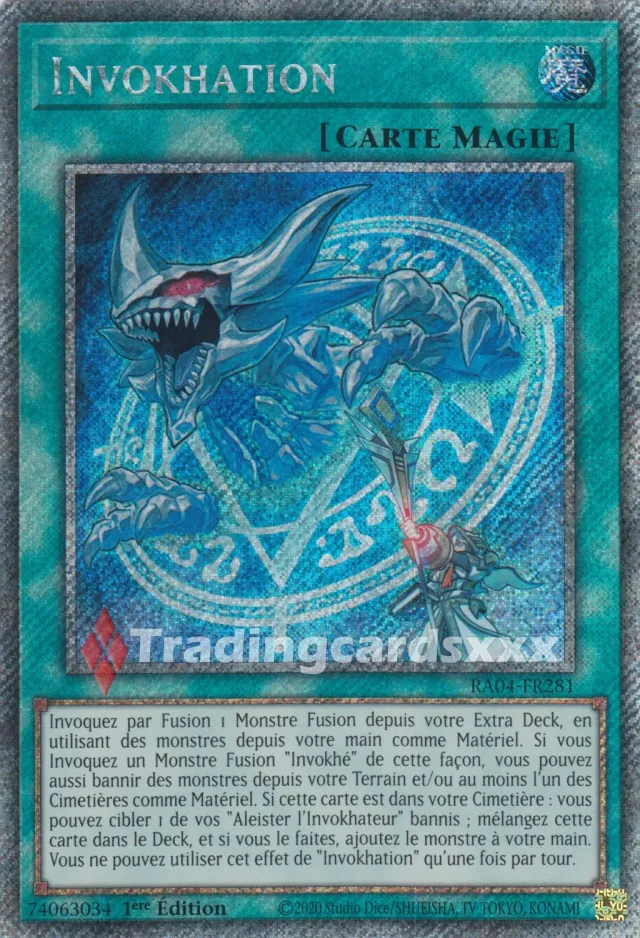 Yu-Gi-Oh! Ruée RA04 Invokhation RA04-FR281 carte
