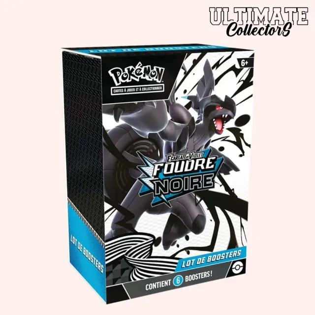 Pokémon Foudre Noire EV10.5 pack 6 boosters français