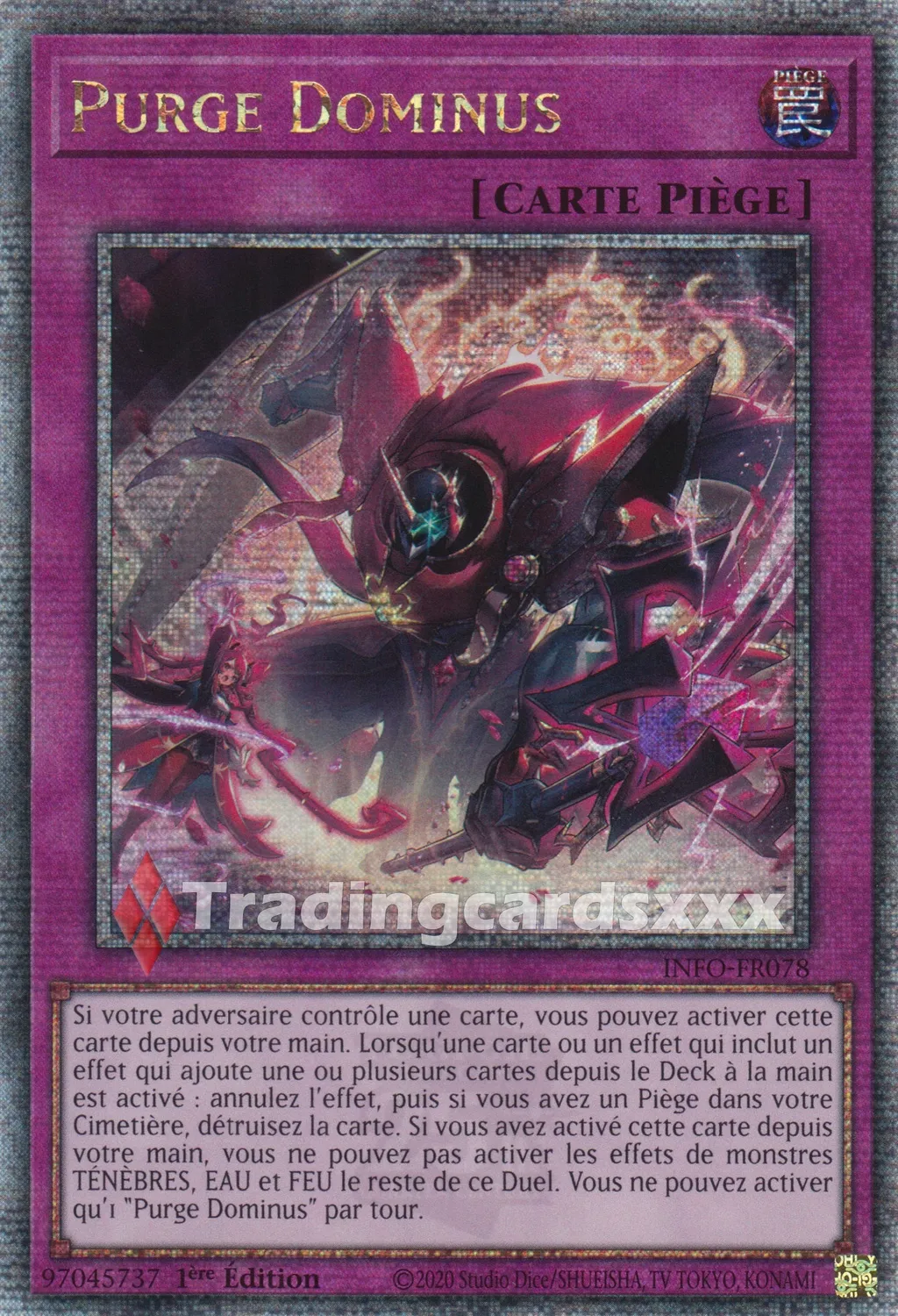 Yu-Gi-Oh! Purge Dominus carte 1ère édition