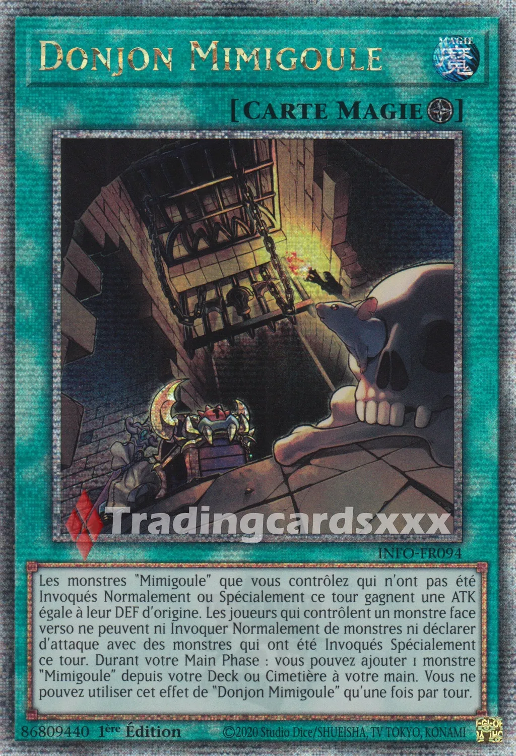Yu-Gi-Oh! Donjon Mimigoule carte à l'unité 1ère édition