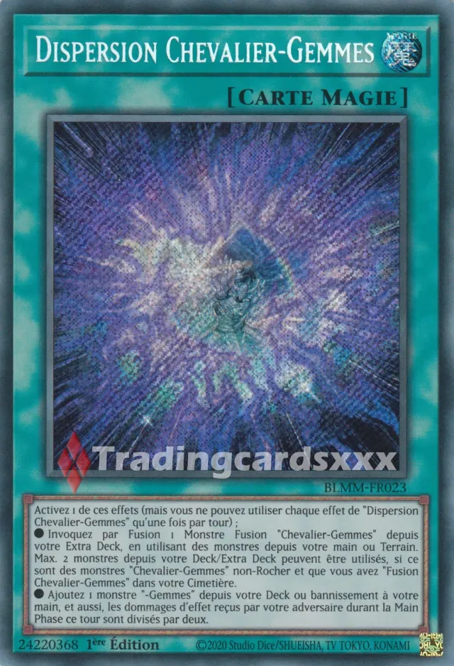 Yu-Gi-Oh! Dispersion Chevalier-Gemmes BLMM-FR023 Carte SE