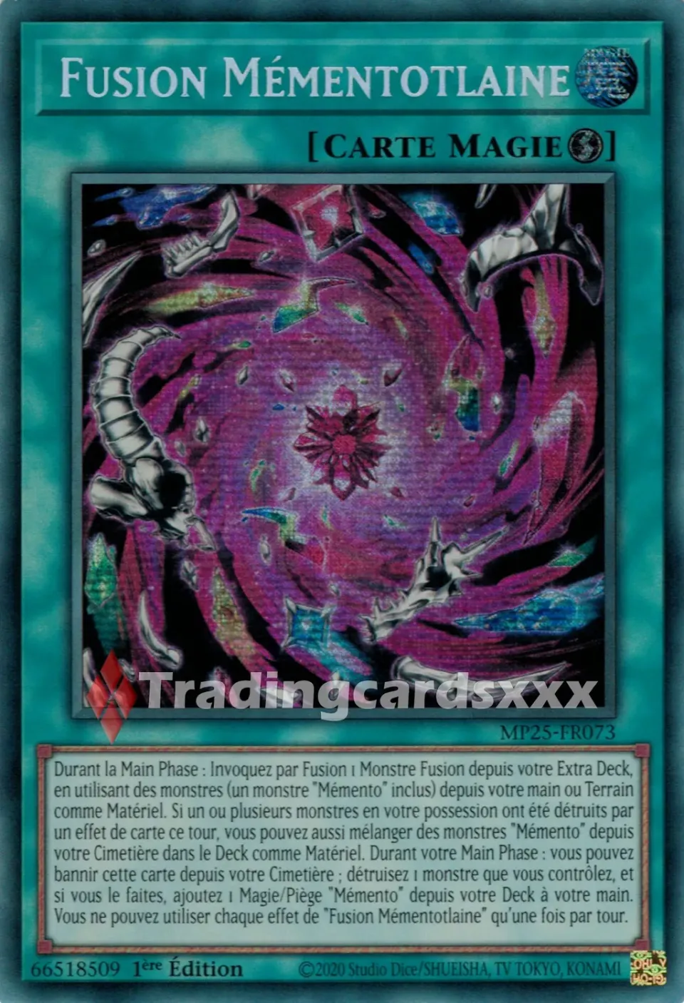 Yu-Gi-Oh! Fusion Mémentotlaine MP25-FR073 Carte PSE