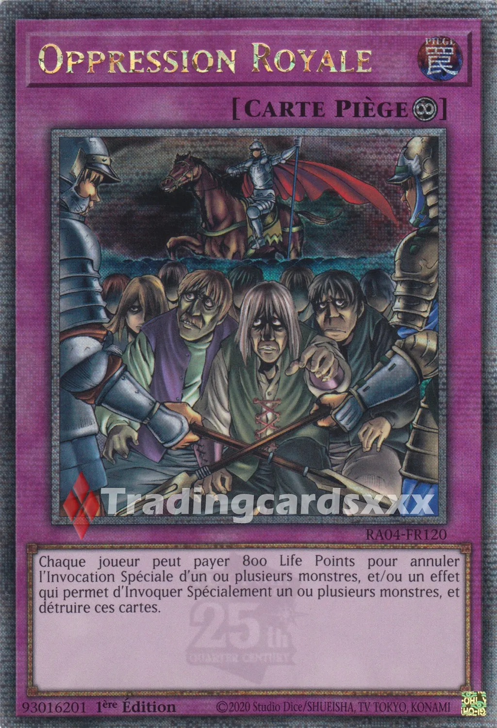 Yu-Gi-Oh! Oppression Royale carte