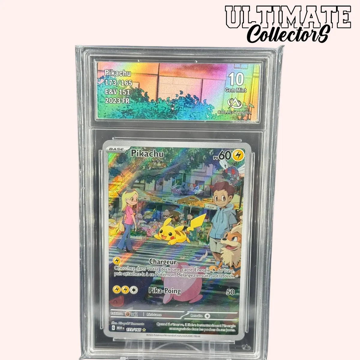 Pokémon 151 carte Pikachu AR 173/165 français