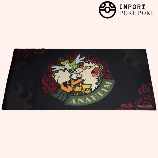 Pokémon Worlds 2025 Anaheim tapis de jeu avec étui