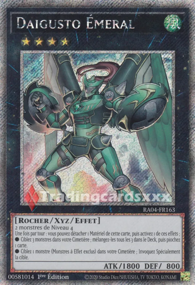 Yu-Gi-Oh! Daigusto Émeral RA04-FR163 carte à l'unité