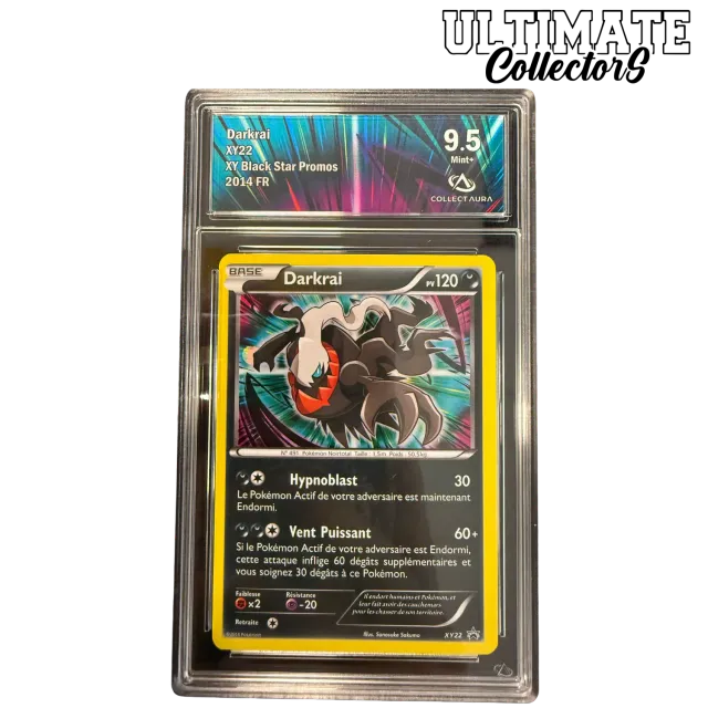 Pokémon Black Star Darkrai XY22 carte gradée française