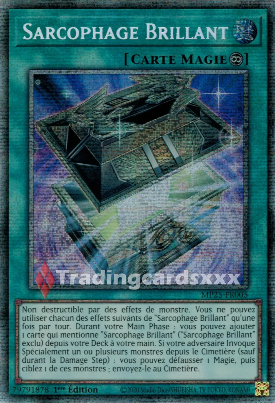 Yu-Gi-Oh! Sarcophage Brillant MP25-FR005 carte STAR VF