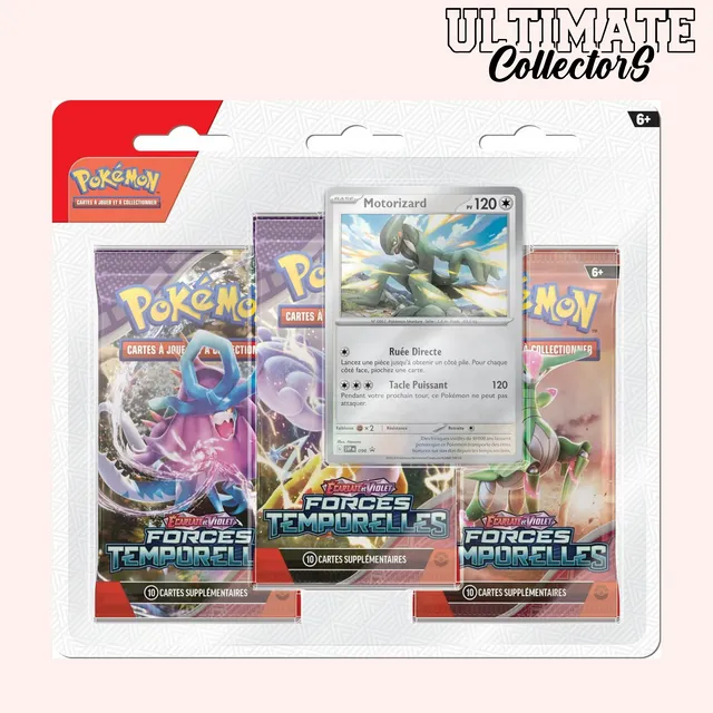 Pokémon EV05 Forces Temporelles Tripack 3 Boosters Français