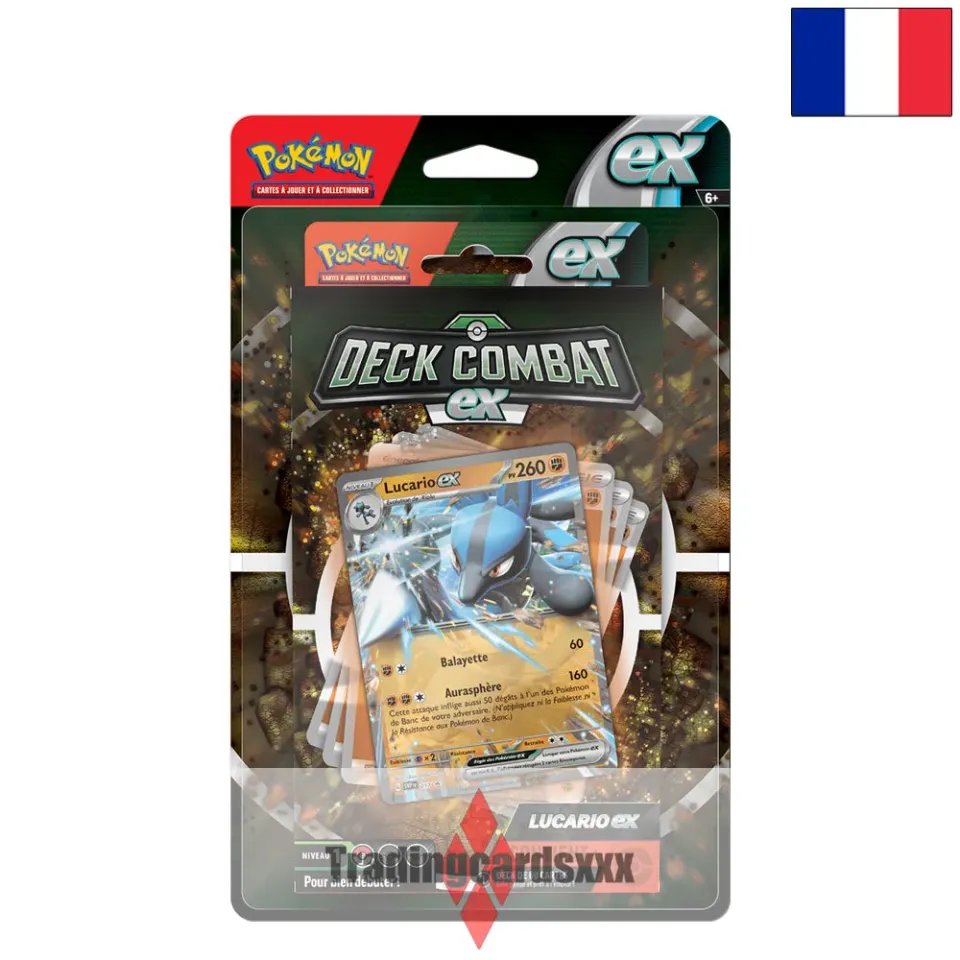 Pokémon Deck Combat ex Lucario ex Deck 60 cartes français