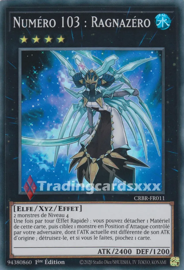 Yu-Gi-Oh! Croisée Infernale CRBR-FR011 Numéro 103 carte SR