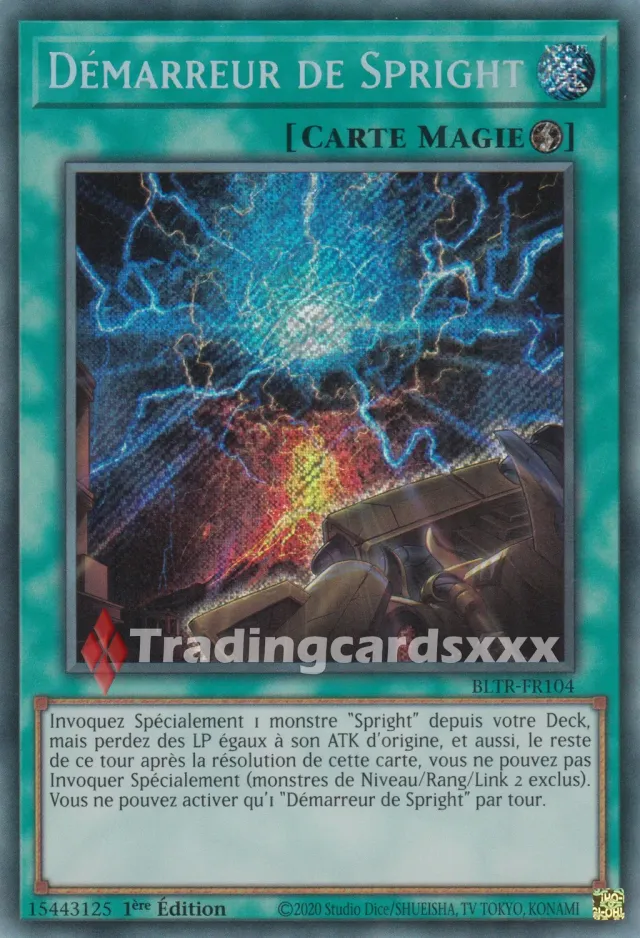 Yu-Gi-Oh! Démarreur de Spright carte à l’unité SE BLTR-FR104 française