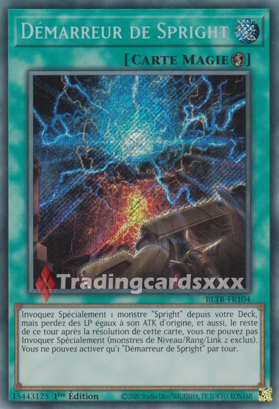 Yu-Gi-Oh! Démarreur de Spright carte à l’unité SE BLTR-FR104 française