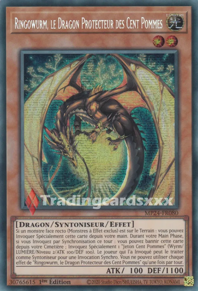 Yu-Gi-Oh! Ringowurm Dragon Protecteur MP24-FR080 carte PSE