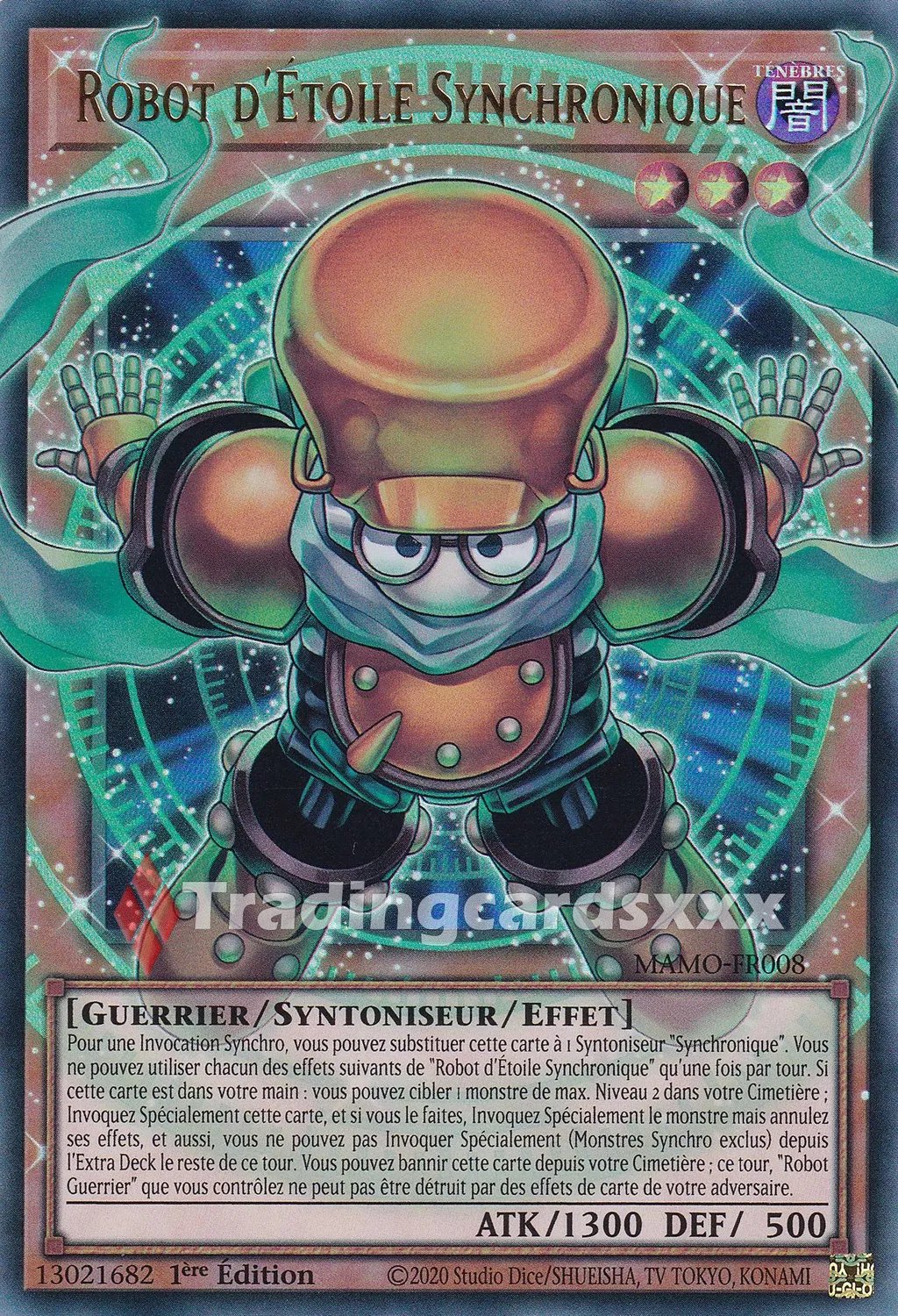 Yu-Gi-Oh! MAMO-FR008 Robot d’Étoile Synchronique carte à l’unité