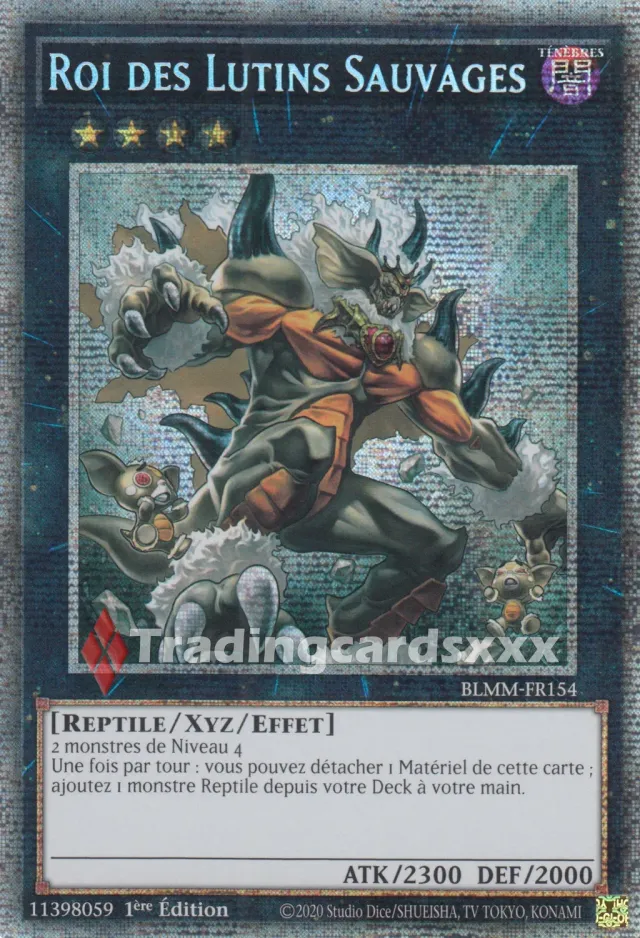Yu-Gi-Oh! Roi des Lutins Sauvages BLMM-FR154 carte à l'unité Starlight Rare