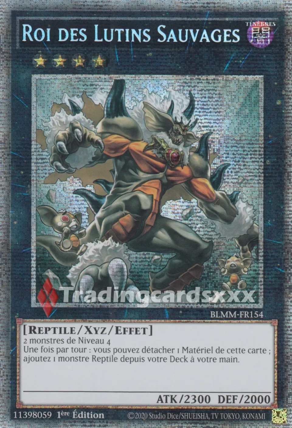 Yu-Gi-Oh! Roi des Lutins Sauvages BLMM-FR154 carte à l'unité Starlight Rare