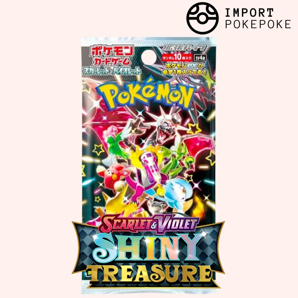 Shiny Treasure ex SV4A booster Pokémon japonais à l’unité