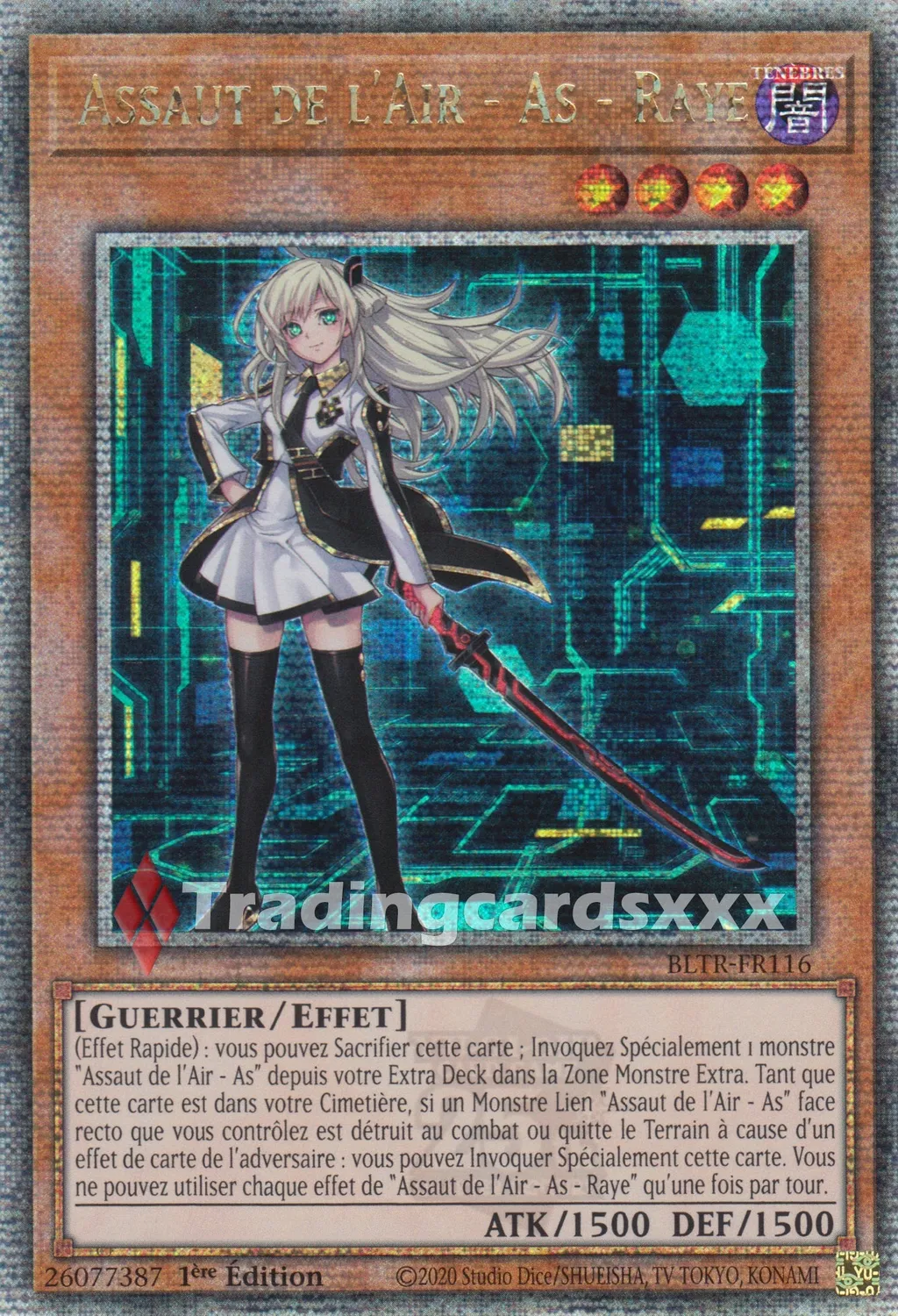 Yu-Gi-Oh! RA04 Assaut de l'Air As Raye carte QCSE