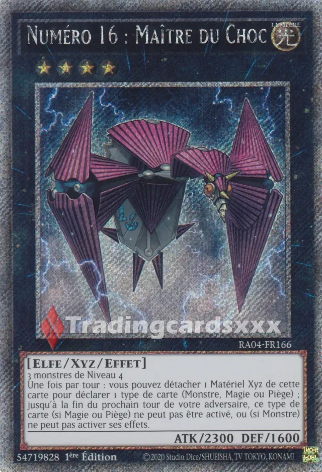 Yu-Gi-Oh! Numéro 16 Maître du Choc carte à l’unité