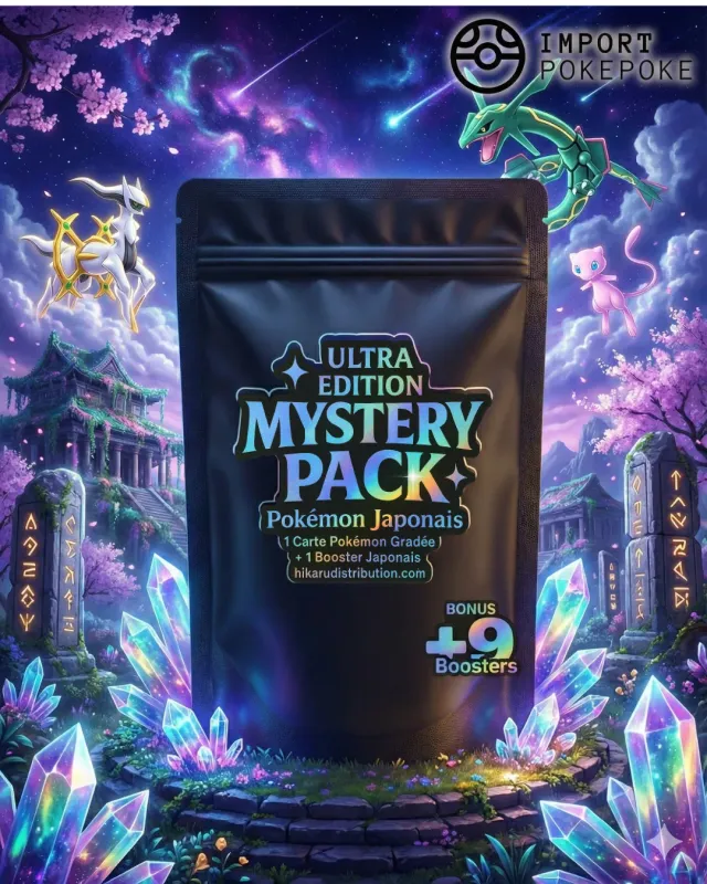 Pokémon Mystery Pack Ultra Edition japonais 10 boosters