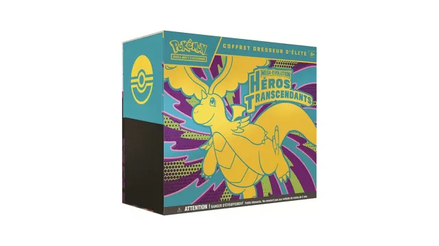 Pokémon Méga-Évolution Héros Transcendants ETB ME2.5 9 boosters