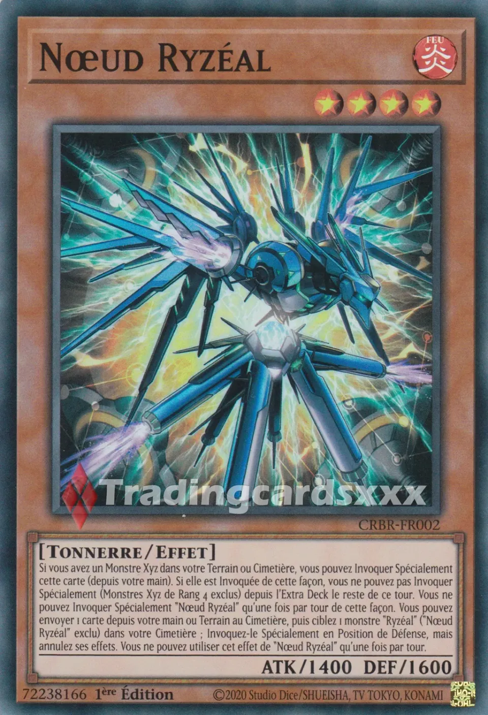 Yu-Gi-Oh! Nœud Ryzéal carte Super Rare française