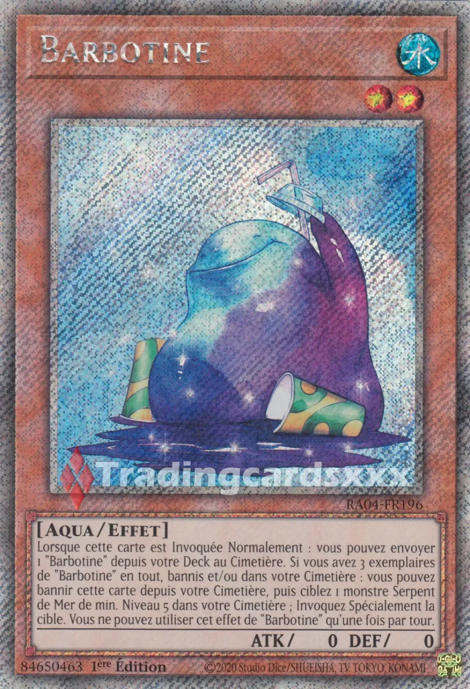 Yu-Gi-Oh! Barbotine RA04-FR196 carte à l’unité FR
