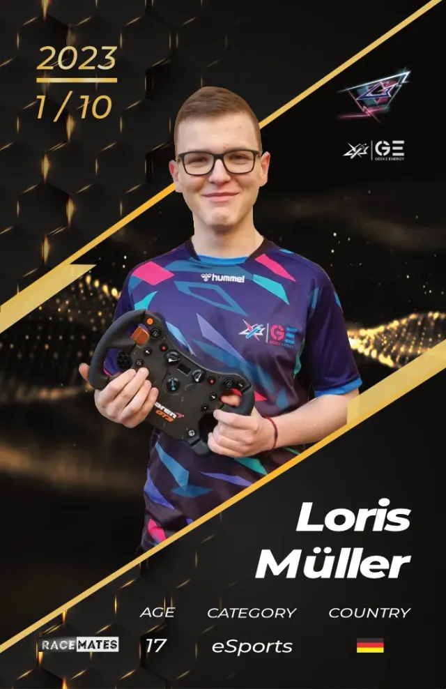 RACEMATES Loris Müller carte à collectionner blockchain
