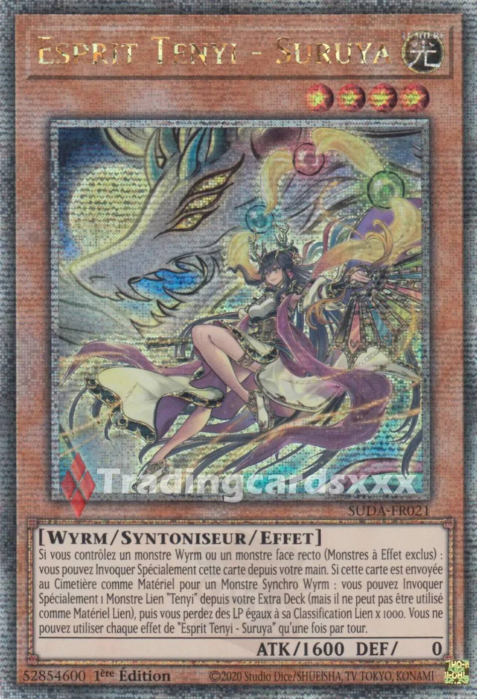 Yu-Gi-Oh! Esprit Tenyi Suruya SUDA-FR021 carte française
