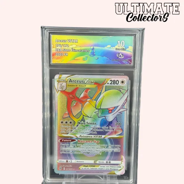 Arceus VSTAR 176/172 carte Pokémon Stars Étincelantes française gold