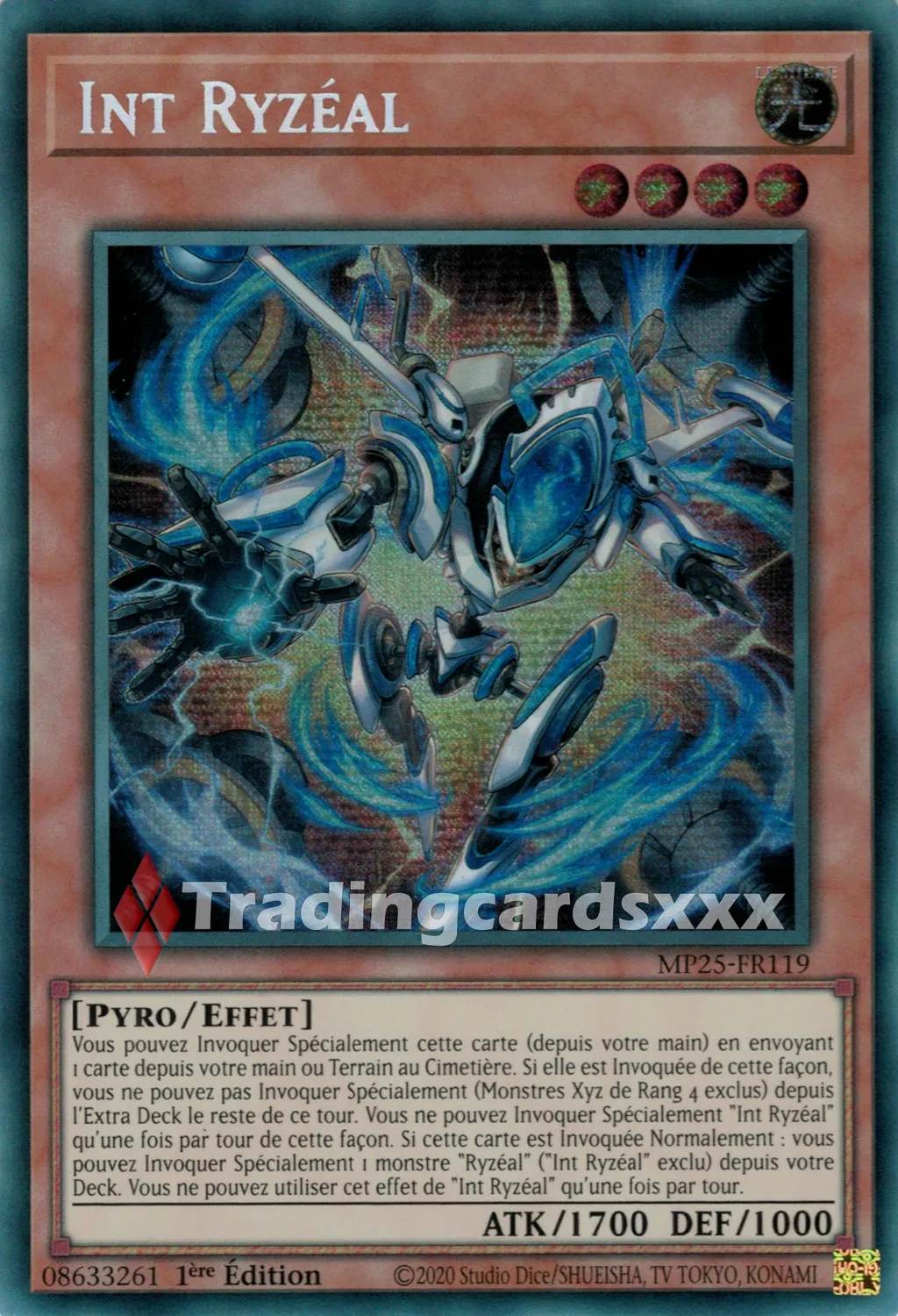 Yu-Gi-Oh! Int Ryzéal carte à l'unité