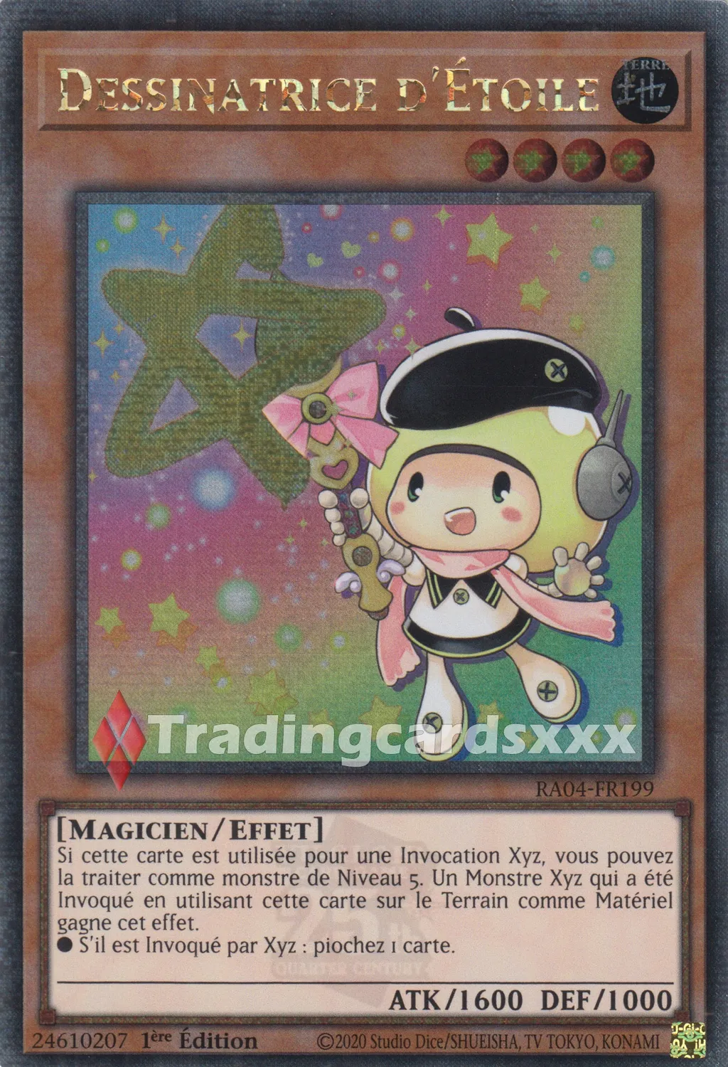 Yu-Gi-Oh! RA04 Dessinatrice d'Étoile RA04-FR199 carte