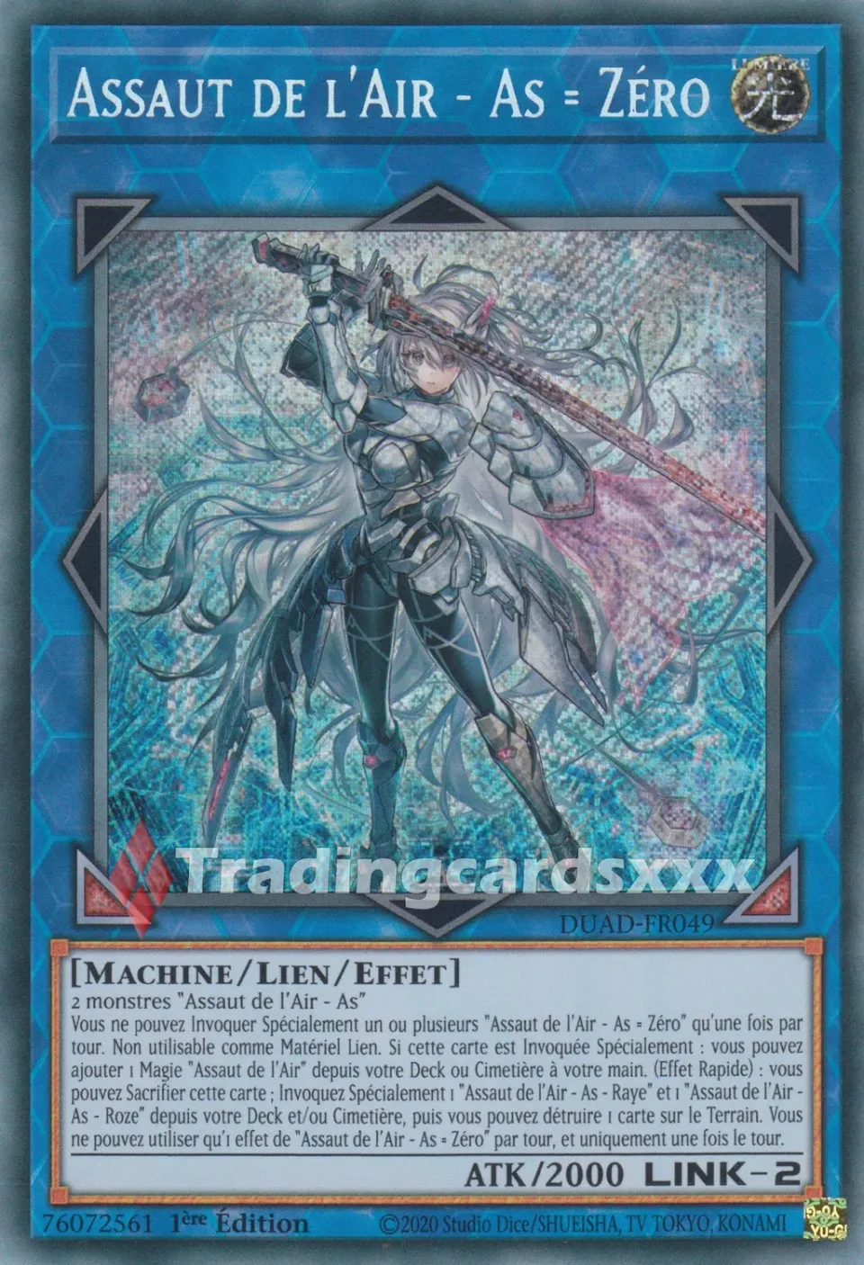 Yu-Gi-Oh! Assaut de l'Air As = Zéro carte