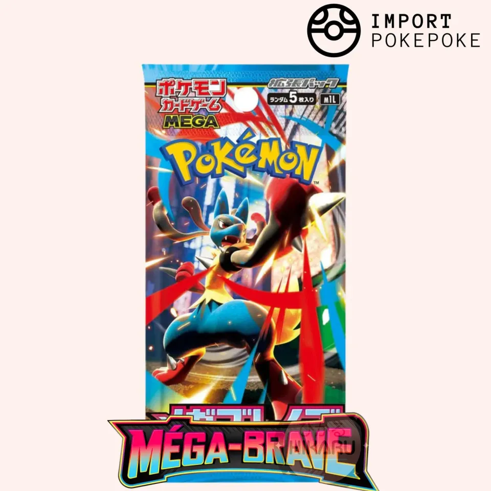 Pokémon Mega Brave M1L booster japonais à l'unité