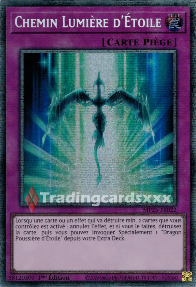 Yu-Gi-Oh! Mega-Pack 2025 Chemin Lumiere Etoile MP25-FR022 carte STAR