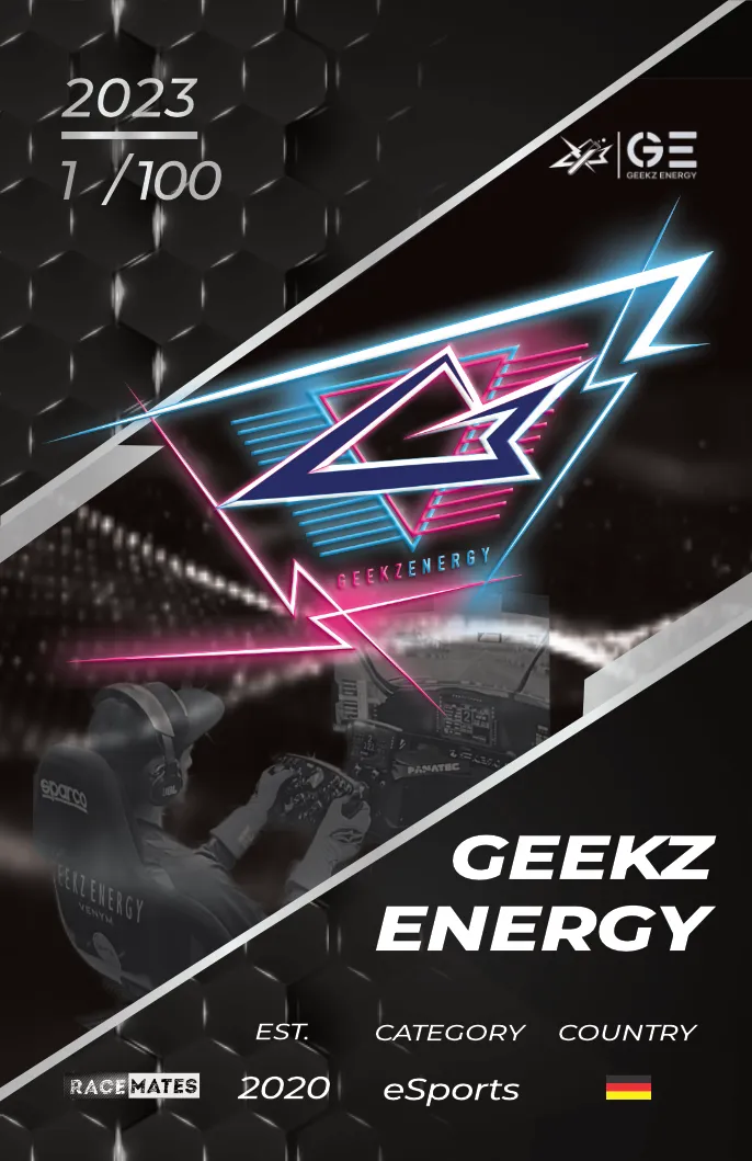 RACEMATES Geekz Energy carte de collection