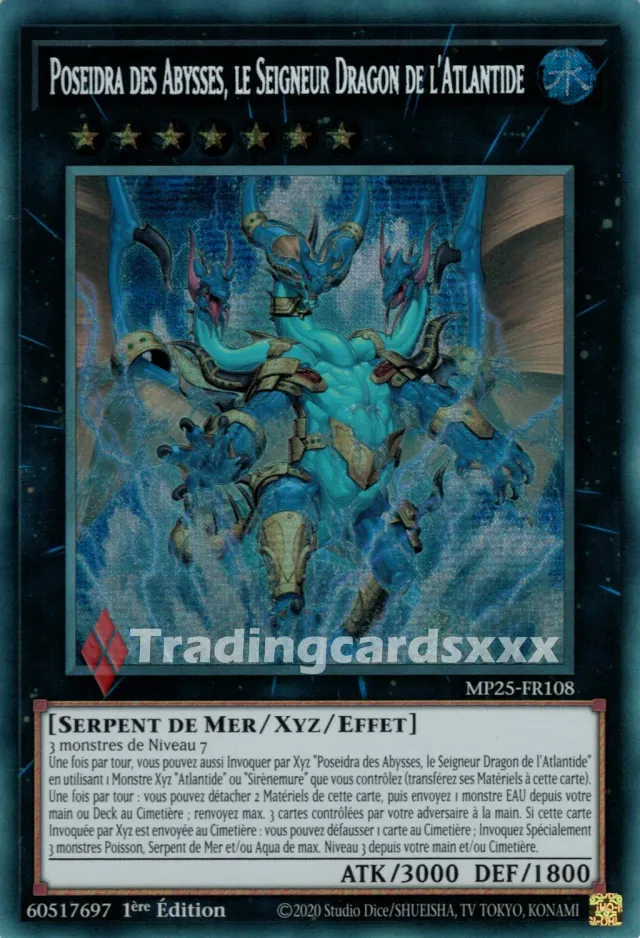 Yu-Gi-Oh! Poseidra des Abysses MP25-FR108 carte
