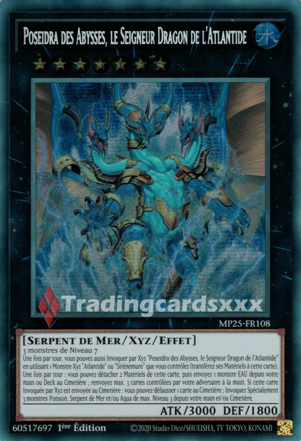 Yu-Gi-Oh! Poseidra des Abysses MP25-FR108 carte