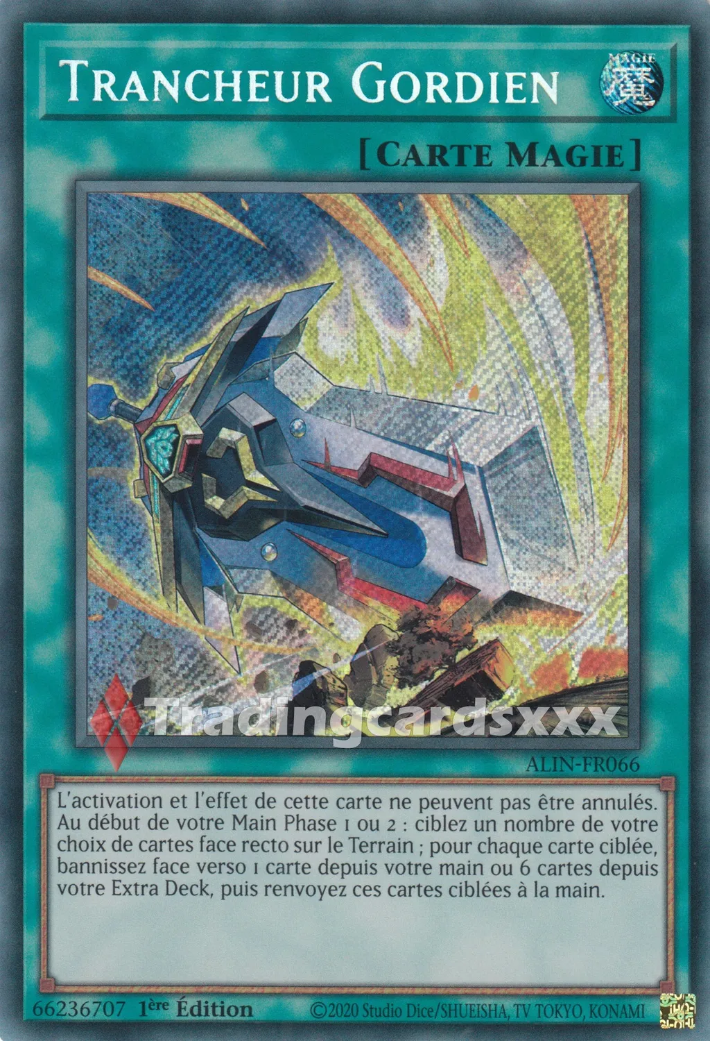 Yu-Gi-Oh! Trancheur Gordien ALIN-FR066 carte française