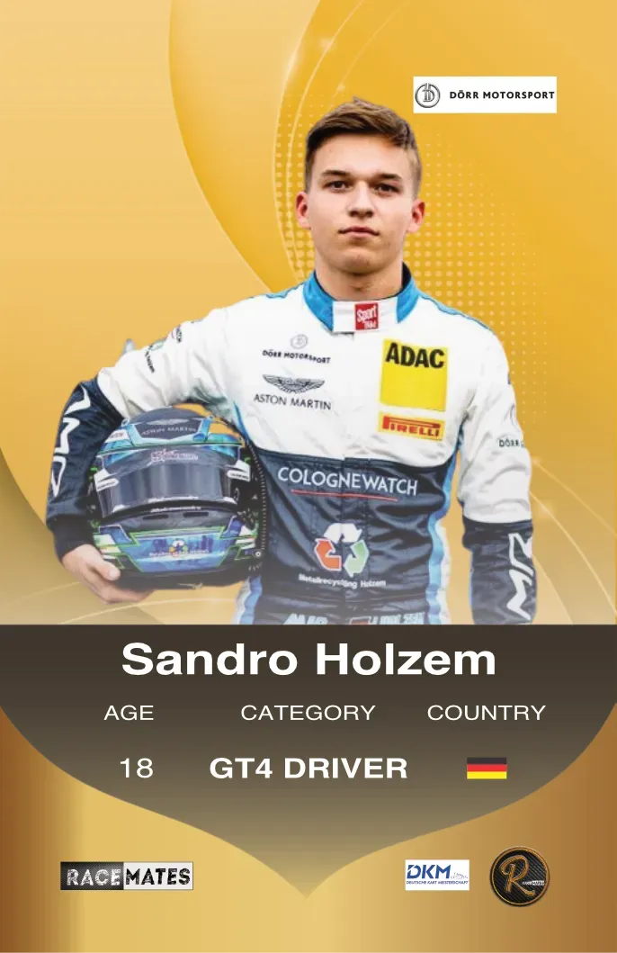 Racemates Sandro Holzem carte collector GT4