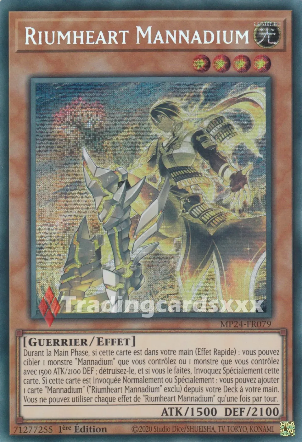 Yu-Gi-Oh! Riumheart Mannadium MP24-FR079 carte PSE à l’unité FR