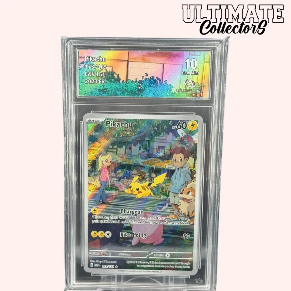 Pokémon 151 carte Pikachu AR 173/165 français