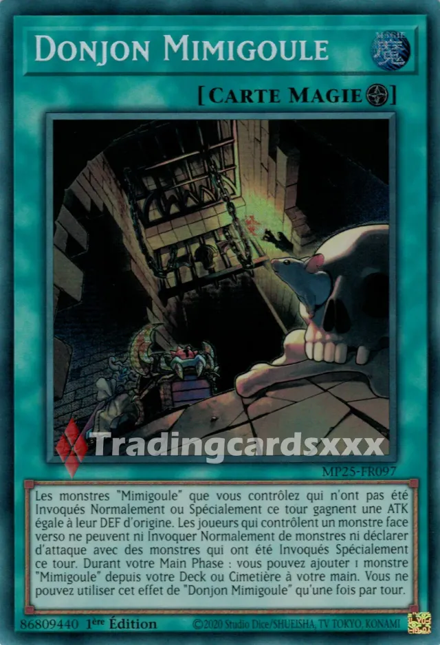 Yu-Gi-Oh! Donjon Mimigoule carte à l'unité 1ère édition