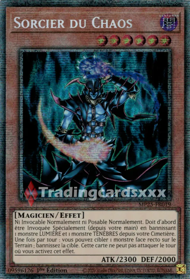Yu-Gi-Oh! Sorcier du Chaos MP25-FR019 carte Starlight Rare FR