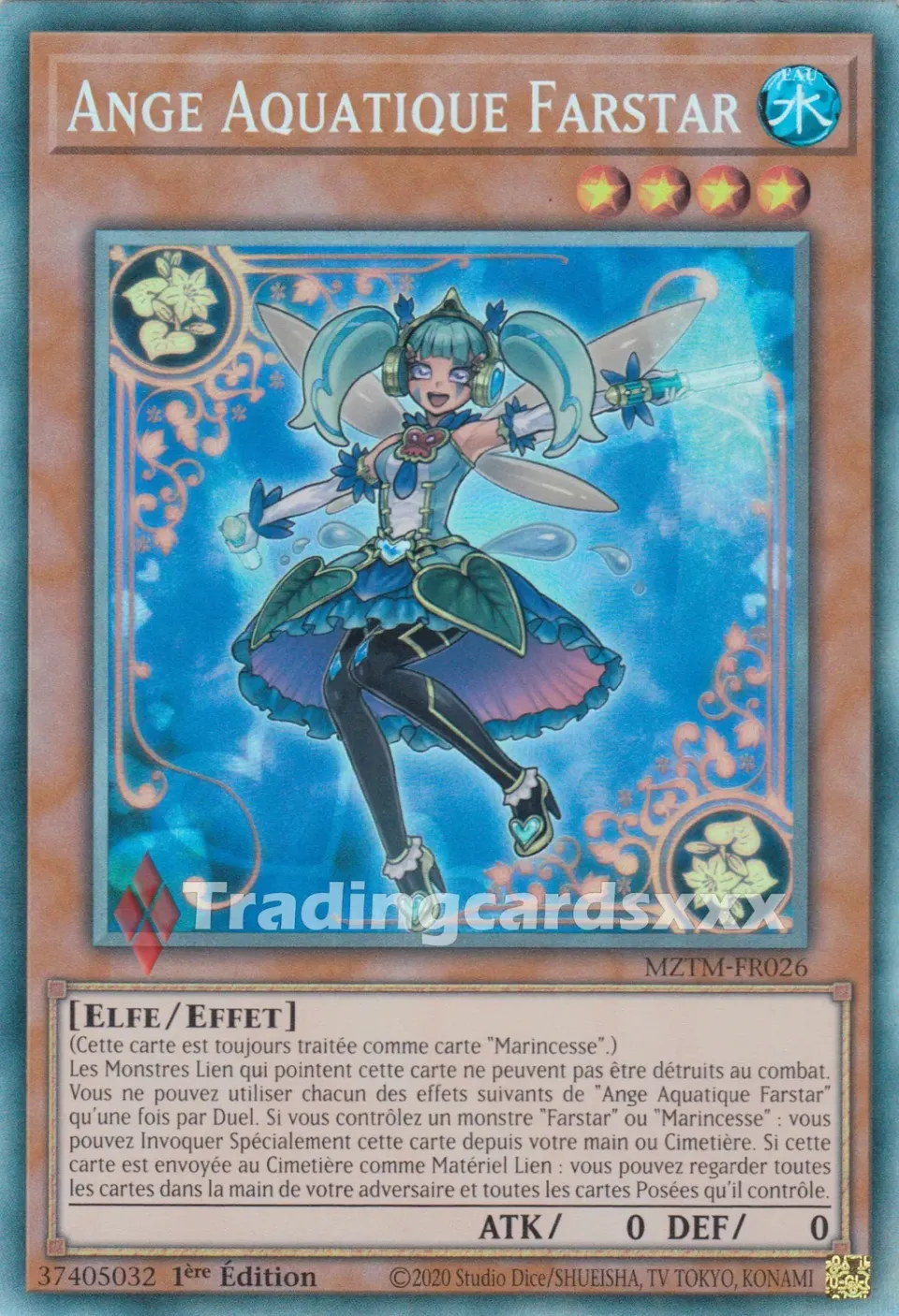 Yu-Gi-Oh! Labyrinthe Maître Ange Aquatique Farstar carte